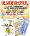 Kiddy Kit mini Water Saving fun Kit| Educational  product for all ages! Stickers, magnet, drip gauge, tips