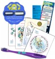 Bathroom Fun Kit Children's Brush Buddy Timer | Toothbrush Bathroom Vinyl Cling Stickers & Bookmark