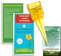Outdoor,  Efficient Lawn & Garden Watering Basic Kit | Rain Gauge & Booklet and Tip Magnet