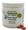 Marine Water Holding Tank Fluorescent Visual Dye Tablets | EPA Standard detect leaks Tracer Dyes