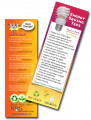 Save Energy - Tip Bookmark | Save your place with Energy saving quotes & tips.