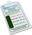 Refrigerator Temperature Gauge-card | prevent spoiling | Food Safety