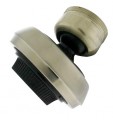 Neoperl 2.2 GPM Brushed Nickel Wide Round Swivel Spray/ Stream Kitchen Full Flow Aerator | Plastic Body
