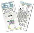 Custom Spanish Leak detecting Dye Tablets on a Card | Prueba Para Ver Si El Tanque de la Taza Del Bano Tiene Fugas De Aqua