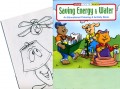 Saving Water & Energy Conservation - Coloring Activity fun book Grades 2-6