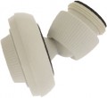 Neoperl 2.2 GPM White Wide Round Swivel Spray/ Stream Kitchen Full Flow Aerator | Perlator honeycomb