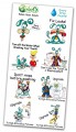 Temporary Tattoos | Water Dog Indoor Water Saving Message Series 1 - Conservation & Educational  product for all ages!