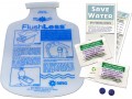 Bathroom Toilet Saving Kit -Low Flush Tank Water Saver Displacement Bag | Leak Detecting Dye Tablets