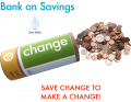 Bank on Savings! Custom Water Bank Saving Eco-Kit| CHANGE | water conservation Tip Saver Bank