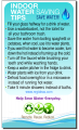 Indoor Water Conservation Magnet Tips|  Top Water Saving Ideas for the Home
