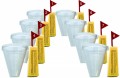 Extremely Accurate Sprinkler Calibration System Measuring Rain Gauge Pro-pack Tool