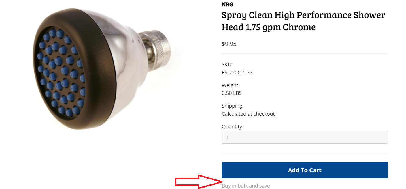 How to get quantity discounts on nrgideas.com 